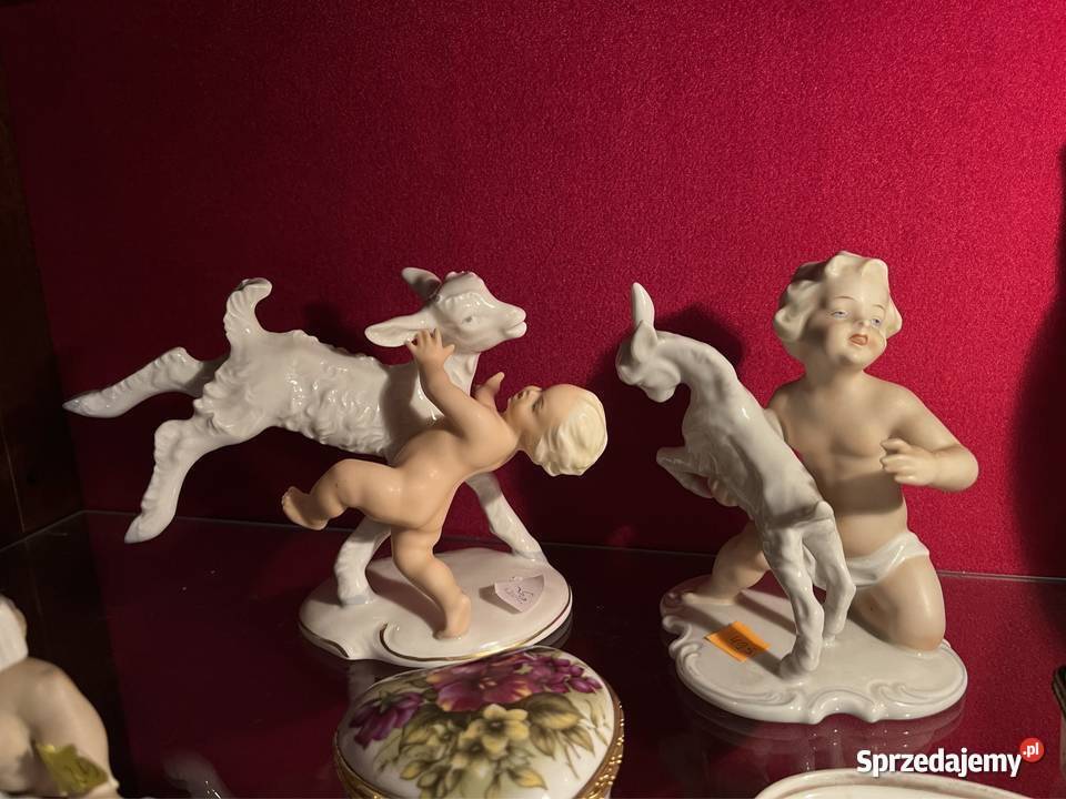 figurka Schaubachchłopiec z kózką Gdańsk