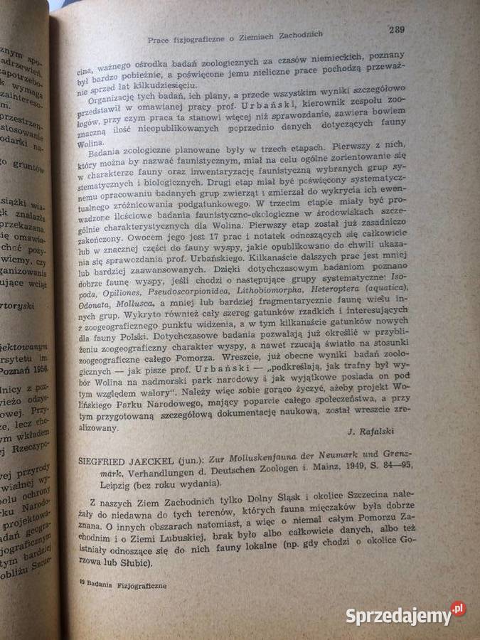 2701 Badania Fizjograficzne Polską Zachodnią Szczecin