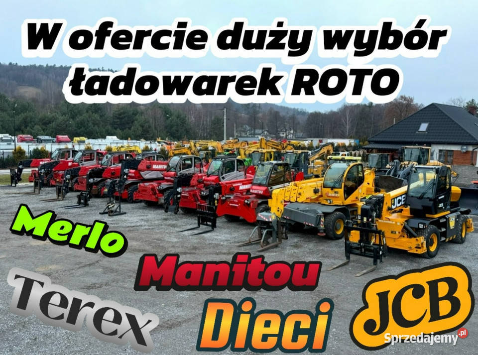pozostałe Manitou Merlo Dieci JCB Terex MRT ROTO 1000h Motoryzacja Widełki