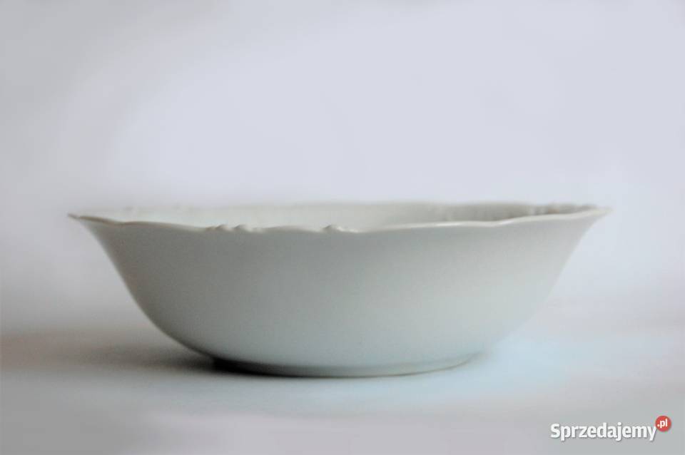 Misa miska salaterka porcelana Wałbrzych vintage biały lubelskie Lublin