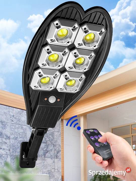 Solarna lampa zewn z czujnikiem ruchu zmierzchu