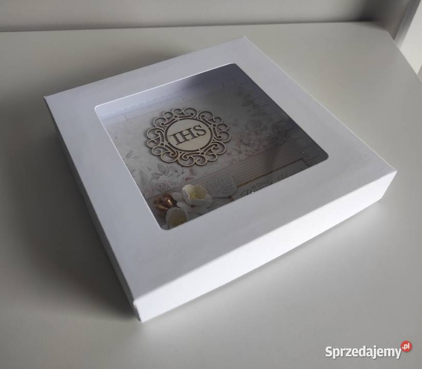 Kartka ręcznie robiona na Komunię Świętą z Antyki, Sztuka, Kolekcje łódzkie Łódź