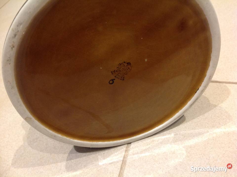 Stary Kufel Ceramiczny TUŁOWICE Sygnowany Porcelana i szkło lubuskie Nowa Sól