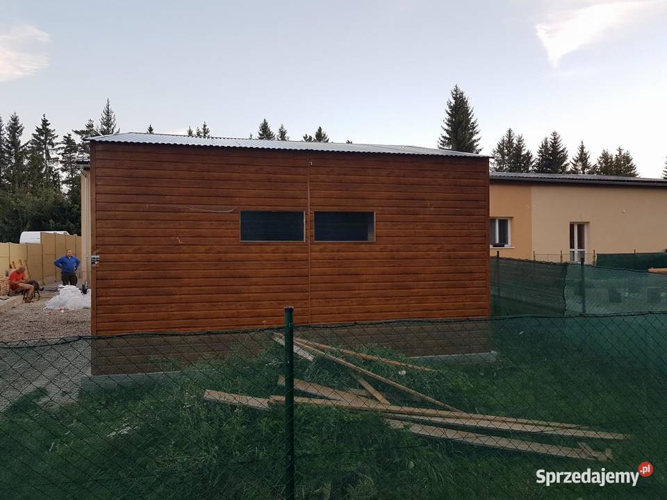 Blaszana montowana hala 8x6m Złoty dąb małopolskie Kraków