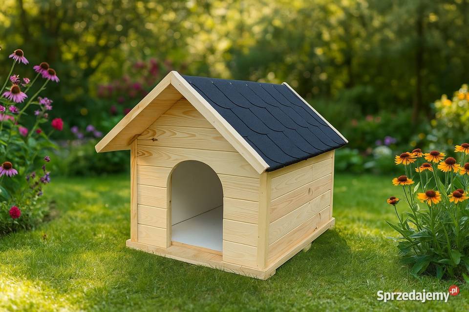 buda średniego psa solidna ocieplana z gontem Rudnik nad Sanem