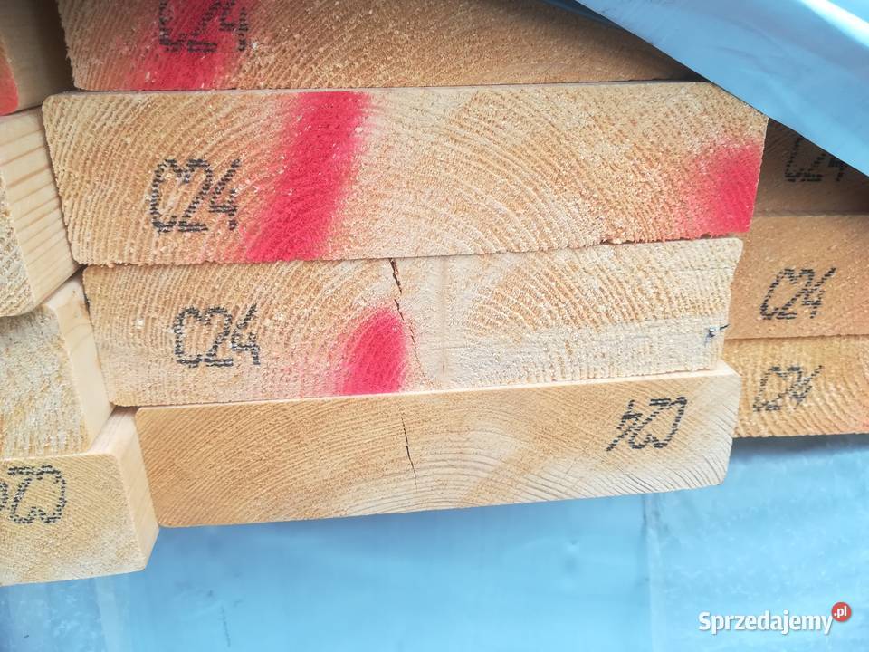 Drewno konstrukcyjne C24 Kantówka 45x145 świerk dolnośląskie Jelenia Góra sprzedam