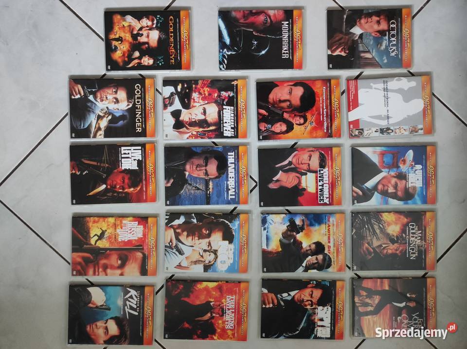 James Bond 007 kolekcja filmów dvd unikat lektor Filmy Kielce sprzedam