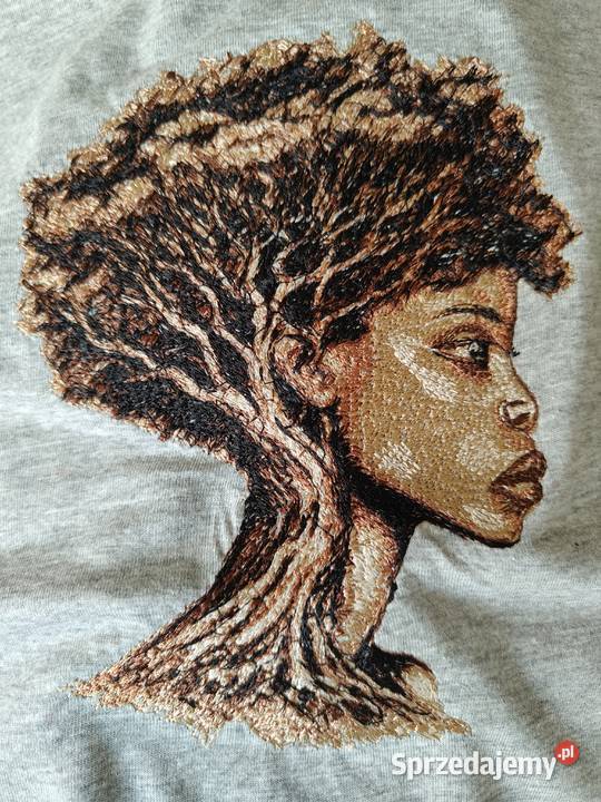 Tshirt bawełniany Lahti PR L szary haft