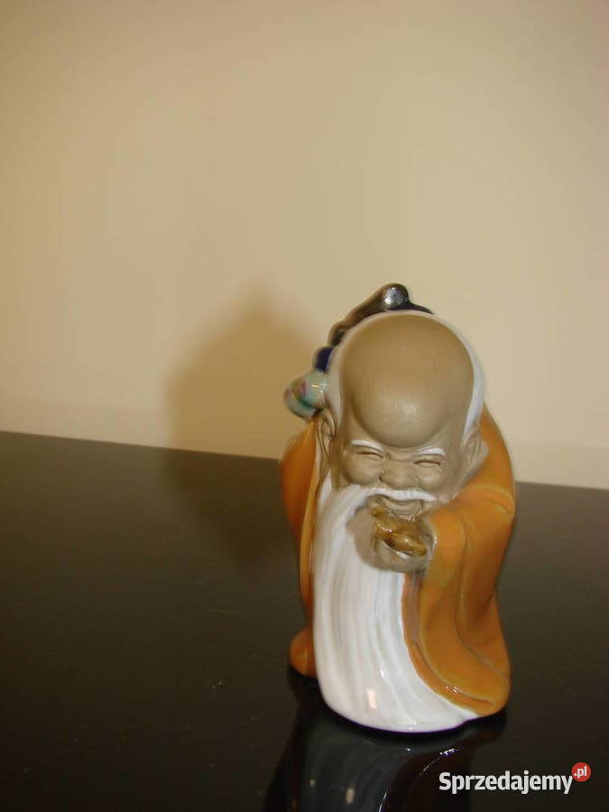 porcelanowa figurka mnicha sygnowna sprzedam