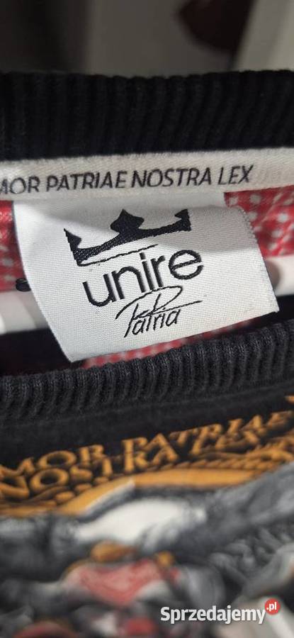 Bluza czarna bez kaptura Unire Patria rM bluza Rozmiar M małopolskie Tarnów sprzedam