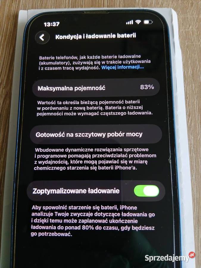 iPhone 13 stan idealny 83 baterii