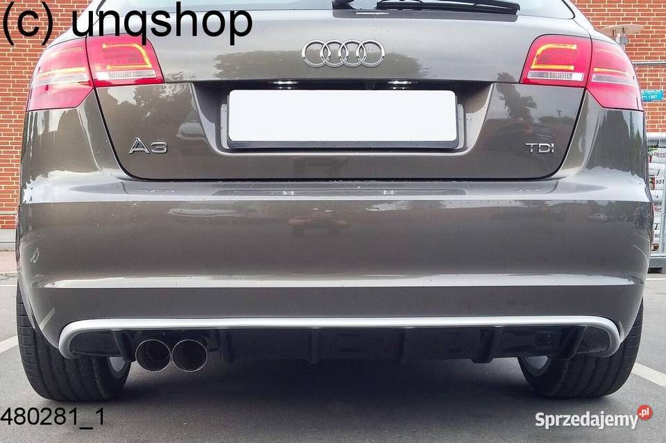 AUDI A3 8P SPOILER DYFUZOR RS S3 osobowe Otwock