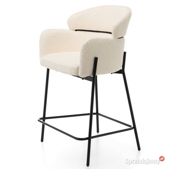 Hoker Tapicerowany Bolzano Boucle Jasnobeżowe