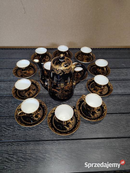 Zestaw kawowy 6 osobowy Crown Staffordshire