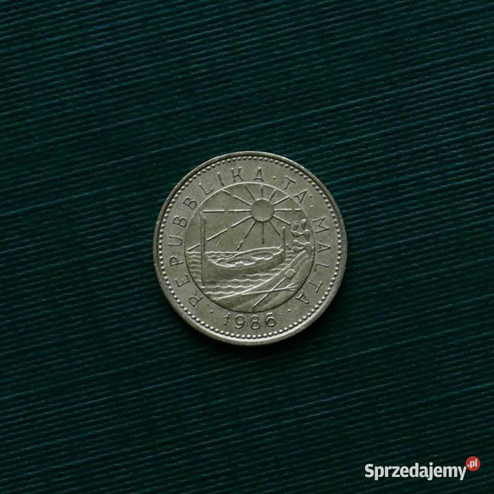 MALTA 1 cent 1986r śląskie Gliwice