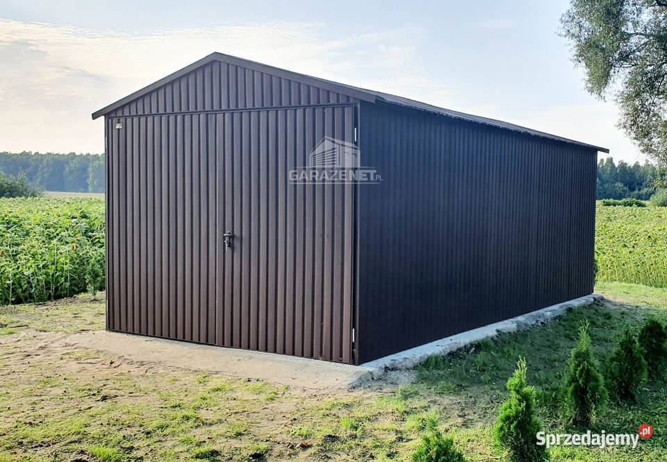 GARAŻ BLASZANY 3M X 5M DWUSPAD PION KWATERKI Sprzedaż