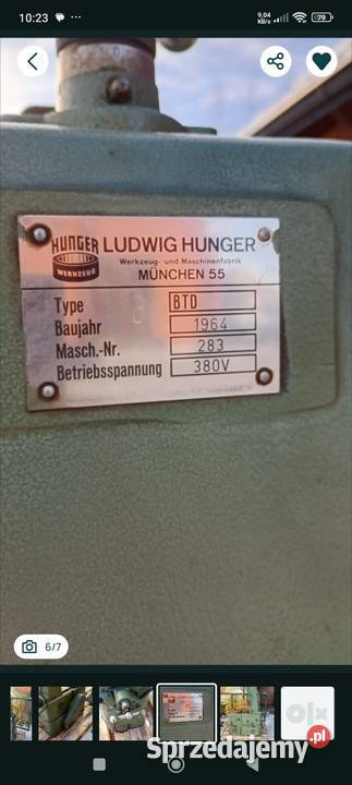 Tokarka do bębnów tarcz felg pozioma karuzelowa Produkcja Maków Podhalański