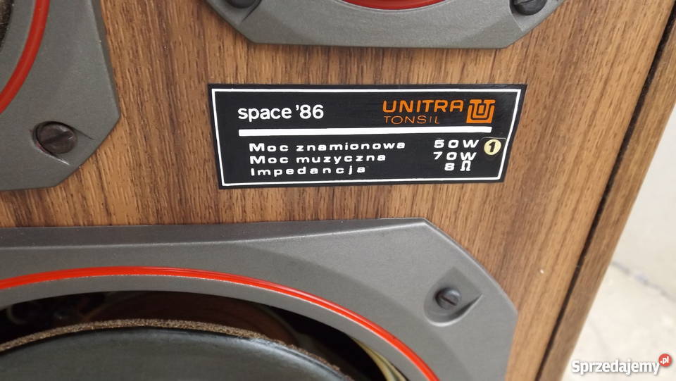 Kolumny Unitra Tonsil Space 86 oryginał warmińsko-mazurskie Grodziczno