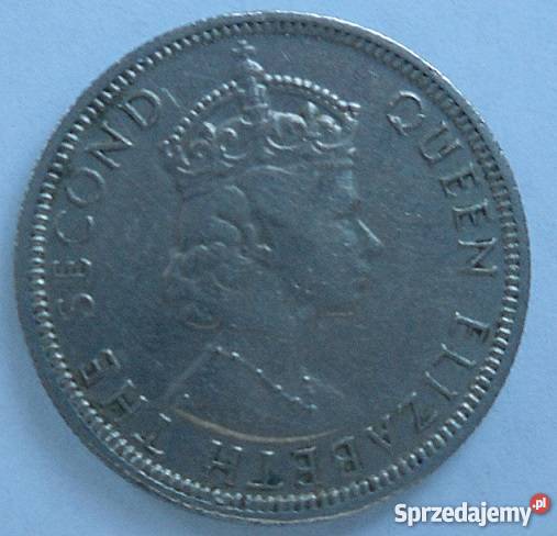 MAURITIUSQUARTER RUPPE1975 r ELIZABETH Legionowo