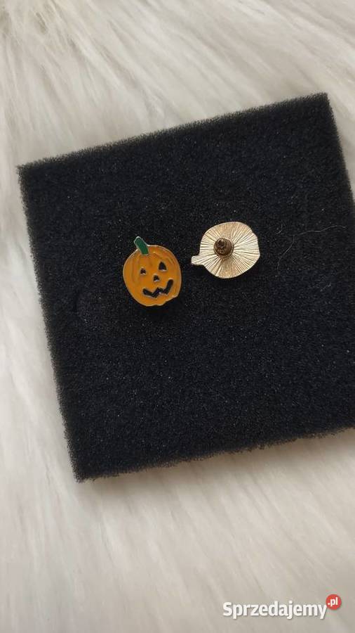 Kolczyki dynie Halloween Olkusz sprzedam