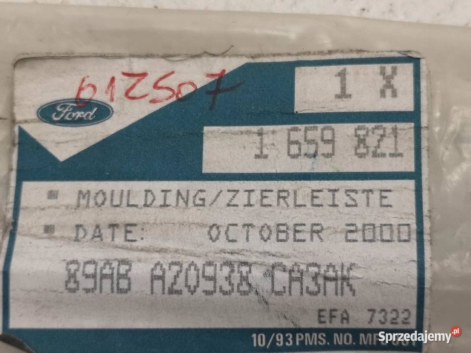 LISTWA PRAWA FORD ESCORT 19861990 NOWA