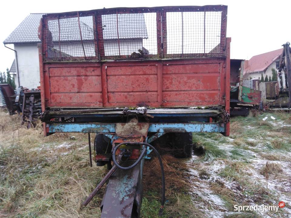 Sprzedam przyczepę technologiczną rozrzutnik nieuszkodzony wielkopolskie Włoszakowice