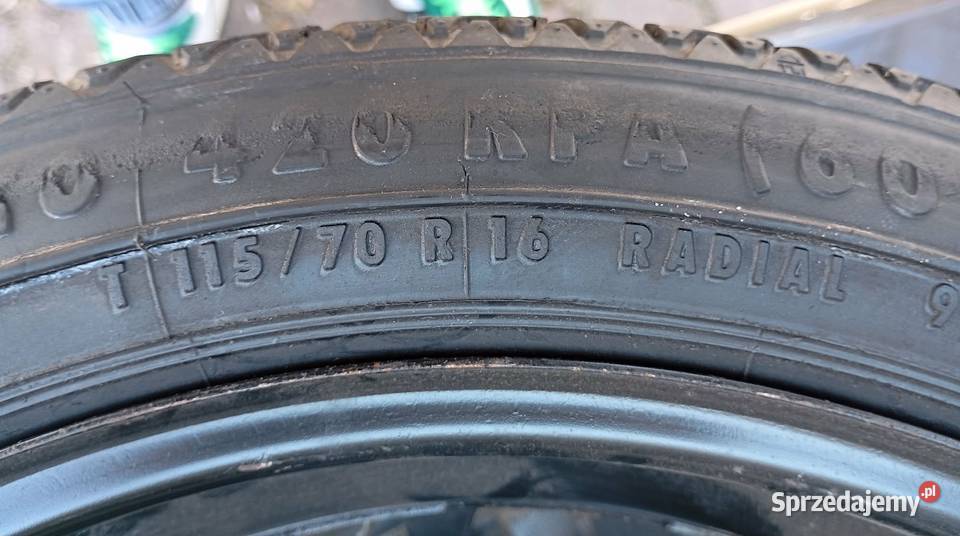 Koło dojazdowe dojazdówka Opel 11570R16 16 5x100 śląskie Tychy sprzedam