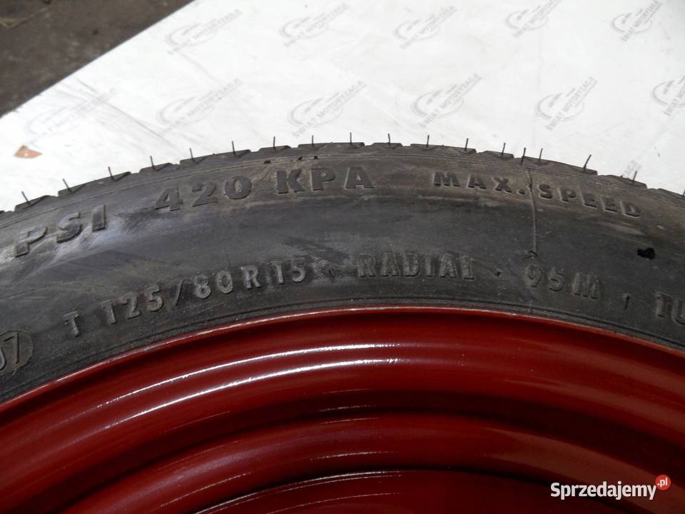 PEUGEOT 208 207 CC CITROEN C3 koło dojazdowe