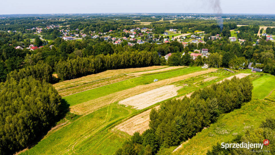 Działka z projektem domu zalewem w Skrzyszowie Skrzyszów