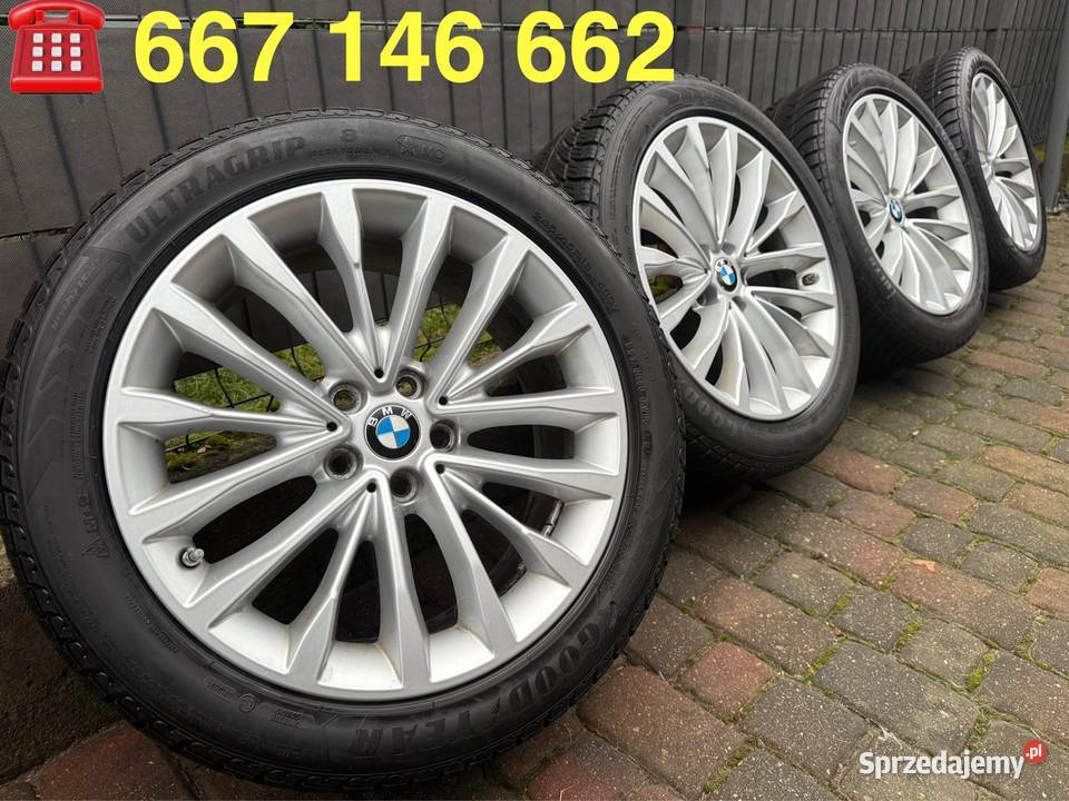 Zimowe 18 BMW g30 g31 styling 632 felgi kola Samochodowe Motoryzacja
