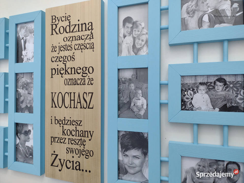 Multirama galeria ścienna z drewna Ramka na Kraków sprzedam