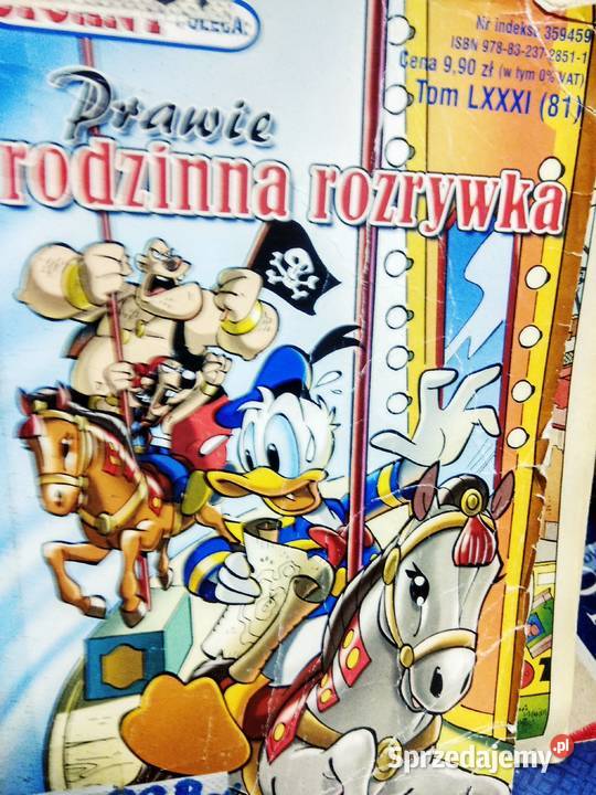 Kaczor Donald Rodzinna rozrywka antykwariat Warszawa sprzedam