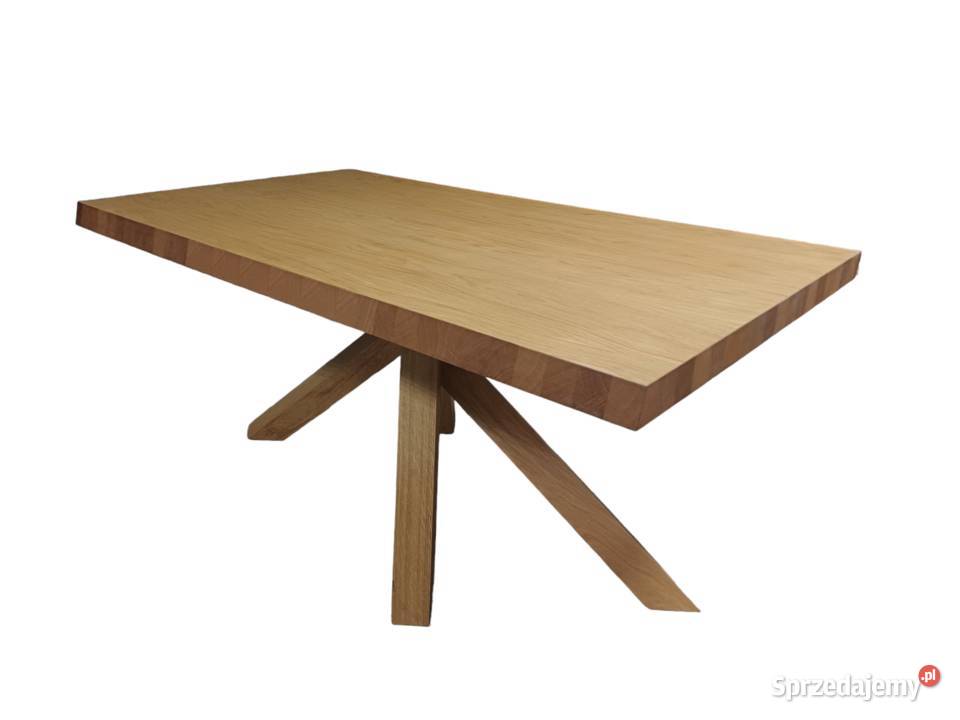 Stół drewniany dębowy dąb olejowany rozkładany Stoły łódzkie