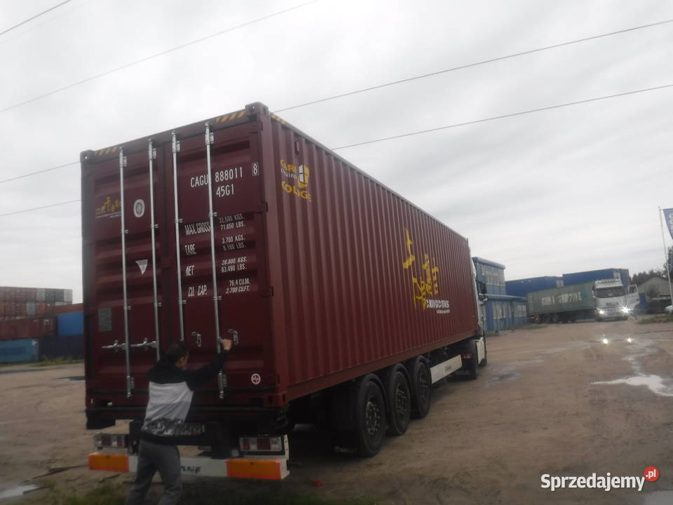 Kontenery morskiemagazynowe 12 m nowe 40HC one Łódź sprzedam