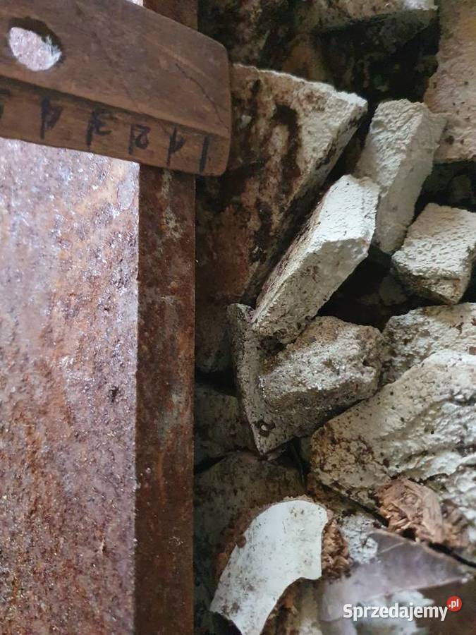 Stara płyta żeliwna stalowa element pieca płyta Warszawa