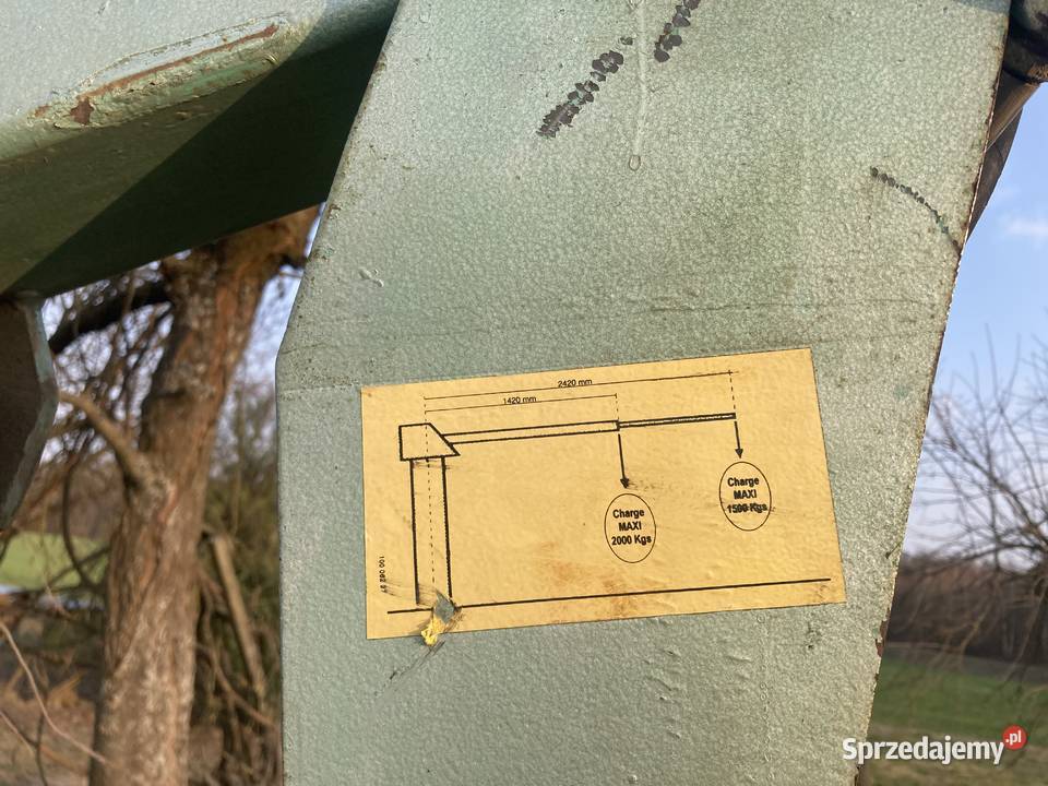 Ładowacz podnośnik do big bag Modryniec