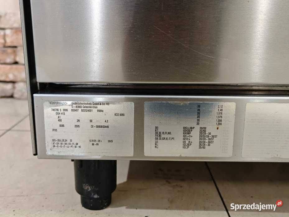 Kuchnia gastronomiczna Kppersbusch 4 palniki Góra