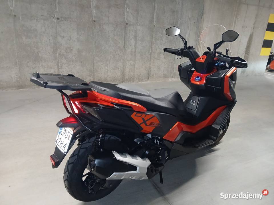 Kymco DTx 360 ABS TCS Niski przebieg pomarańczowy Puławy