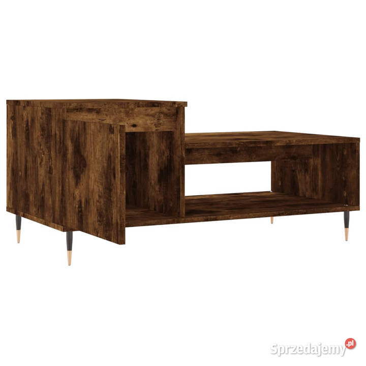 Stolik kawowy przydymiony dąb 100x50x45 WM830825 sprzedam