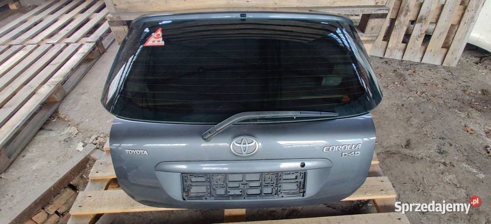 TYLNA KLAPA TYŁ TOYOTA COROLLA E12 5D LIFT 2009 Klapy bagażnika