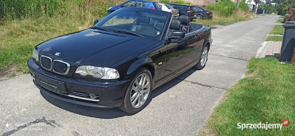 bmw e46 330 m54b30 cabrio czarna Rok produkcji 1999 Imielin