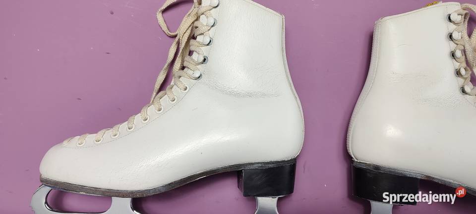 Skórzane łyżwy WIFA figurowe rozmiar 38 wkładka Łyżwiarstwo i hokej małopolskie Jasień