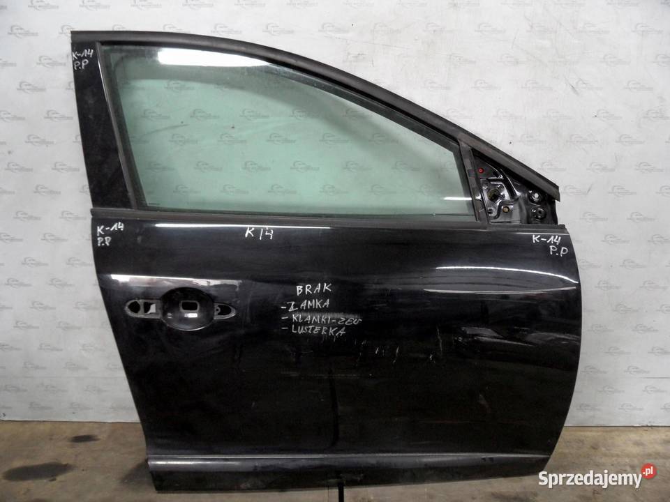 RENAULT MEGANE III drzwi prawy przód