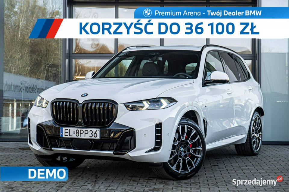 BMW X5 X5 xDrive30d DEMO G05 2018 elektrycznie ustawiane fotele Łódź