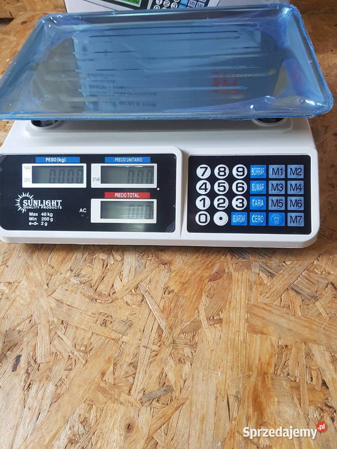 Waga sklepowa z udźwigiem do 40 sunlight 2 g wielkopolskie Głogowa