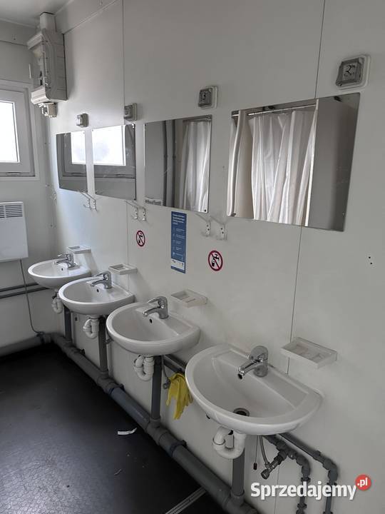 KONTENER SANITARNY 2x PRYSZNIC 2x WC 2x PISUAR Wrocław