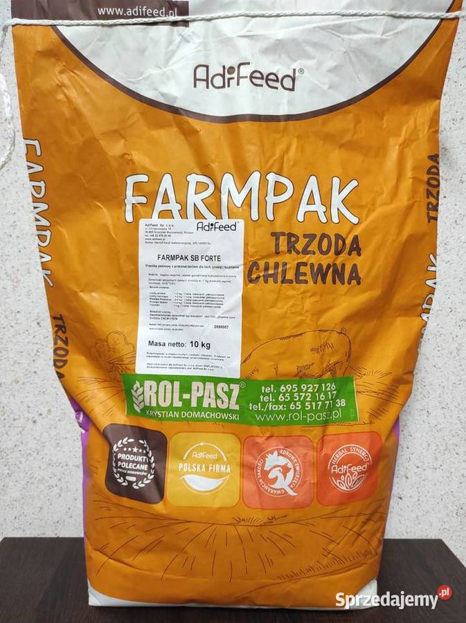 Aktywne drożdże loch i prosiąt Farmpak SB Forte