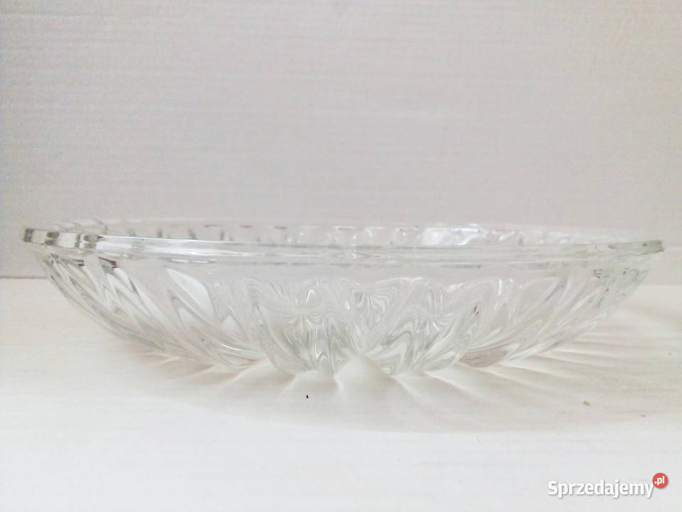 zestaw do ciasta 1 6 huta Zawiercie vintage PRL przezroczysty Częstochowa