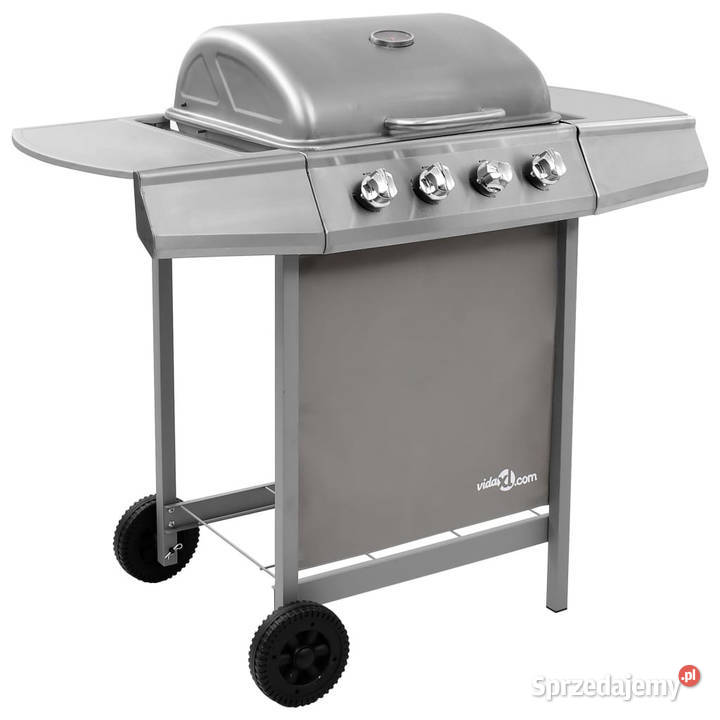 Grill gazowy z 4 palnikami srebrny WM3053626