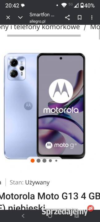 Sprzedam telefon Motorola Moto g13 Ełk sprzedam